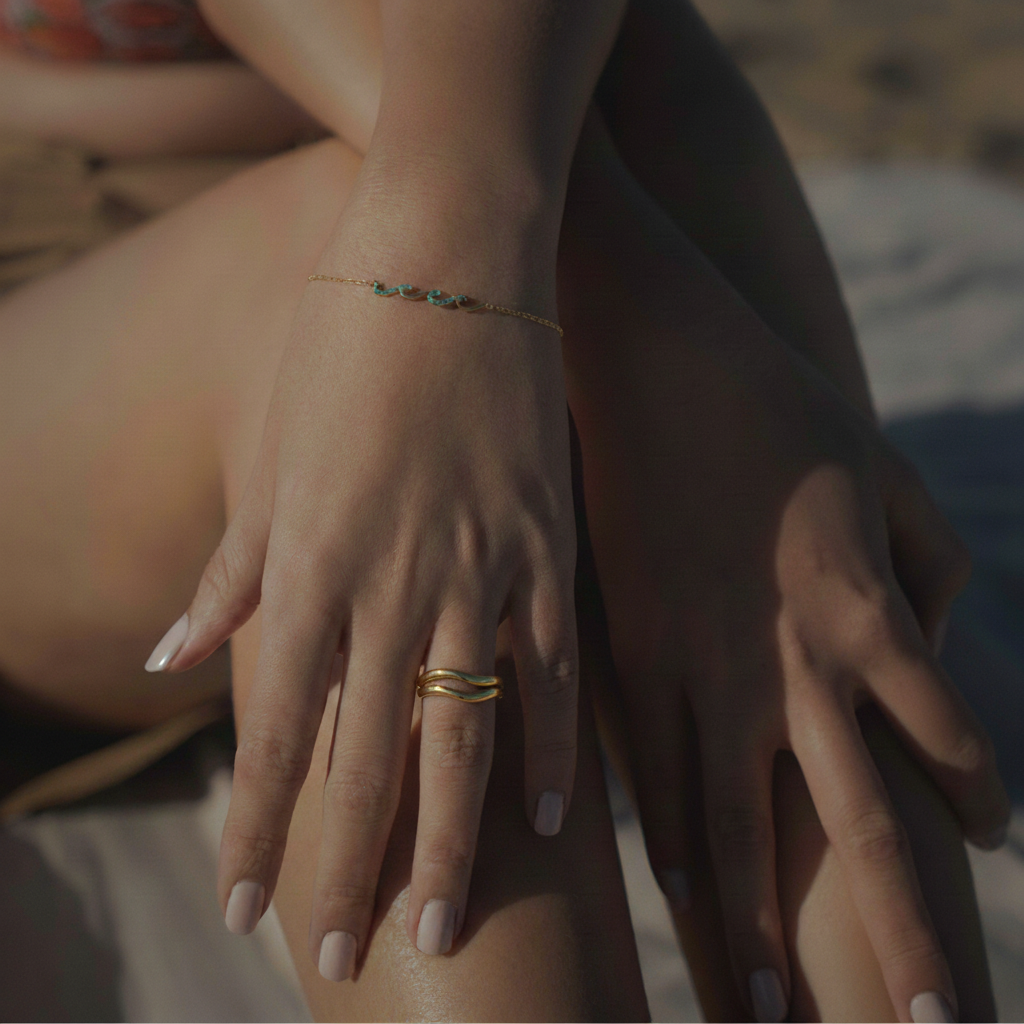 צמיד ים - זהב