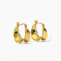 עגילי אלה - זהב