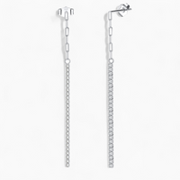 עגילי ליה - כסף