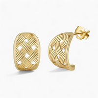 עגילי נועה - זהב