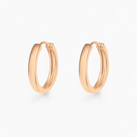 עגילי נויה - רוז גולד