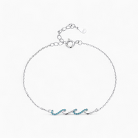 צמיד ים - כסף