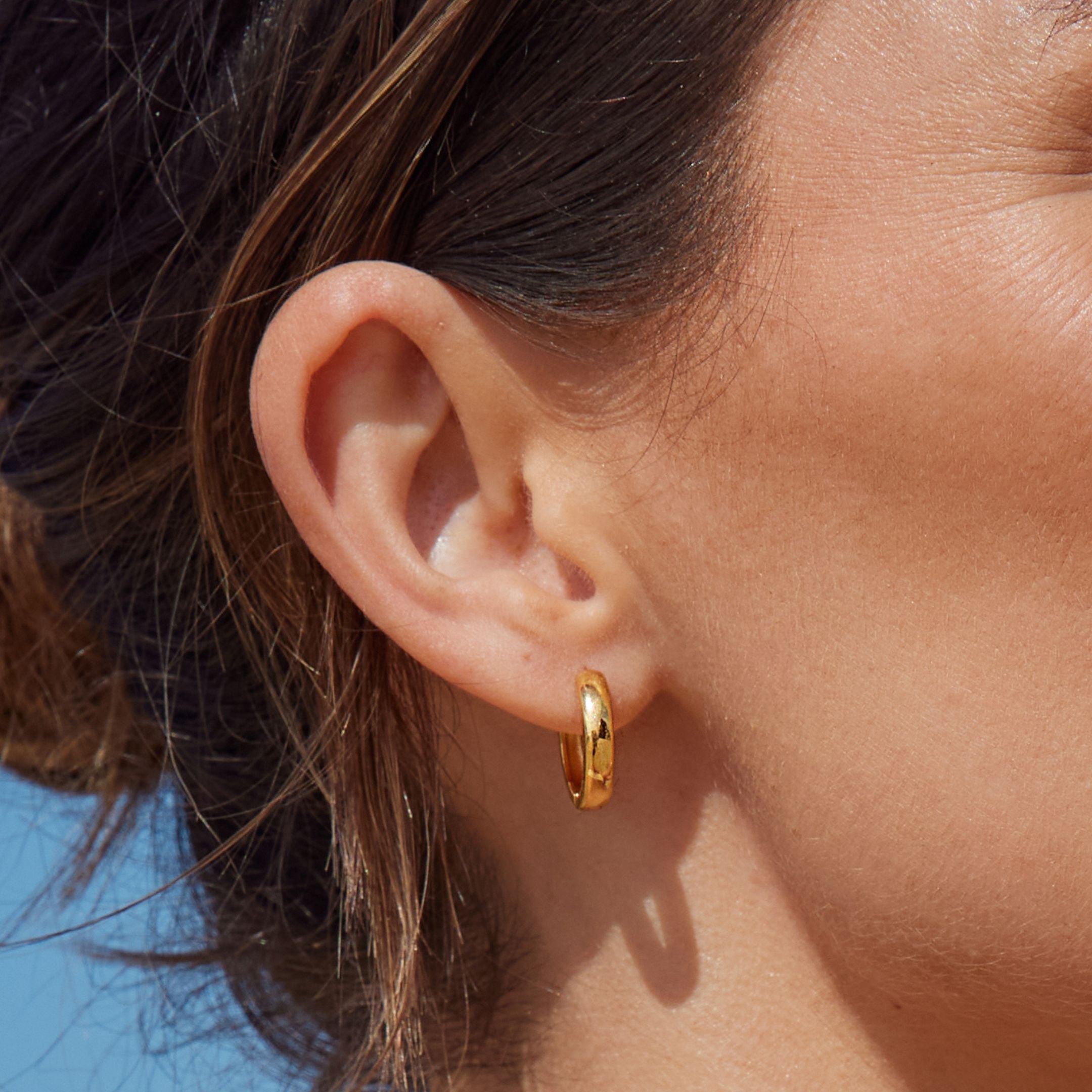 עגילי נויה - זהב