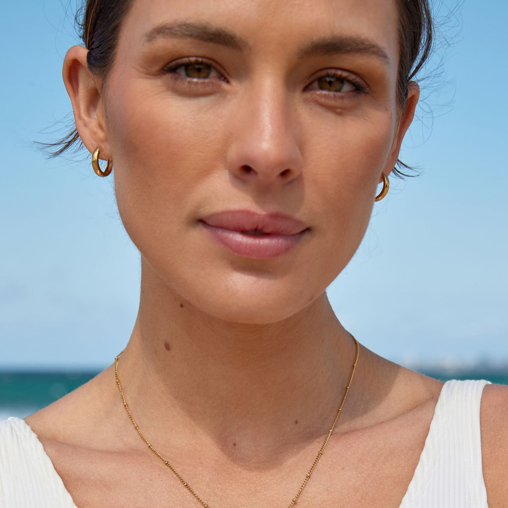 עגילי נויה - זהב